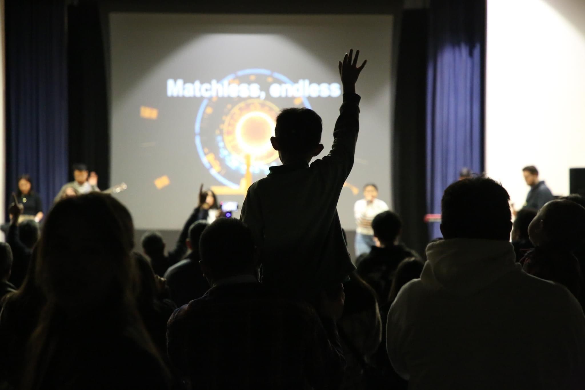 Pag-Asa Centre congregation in worship