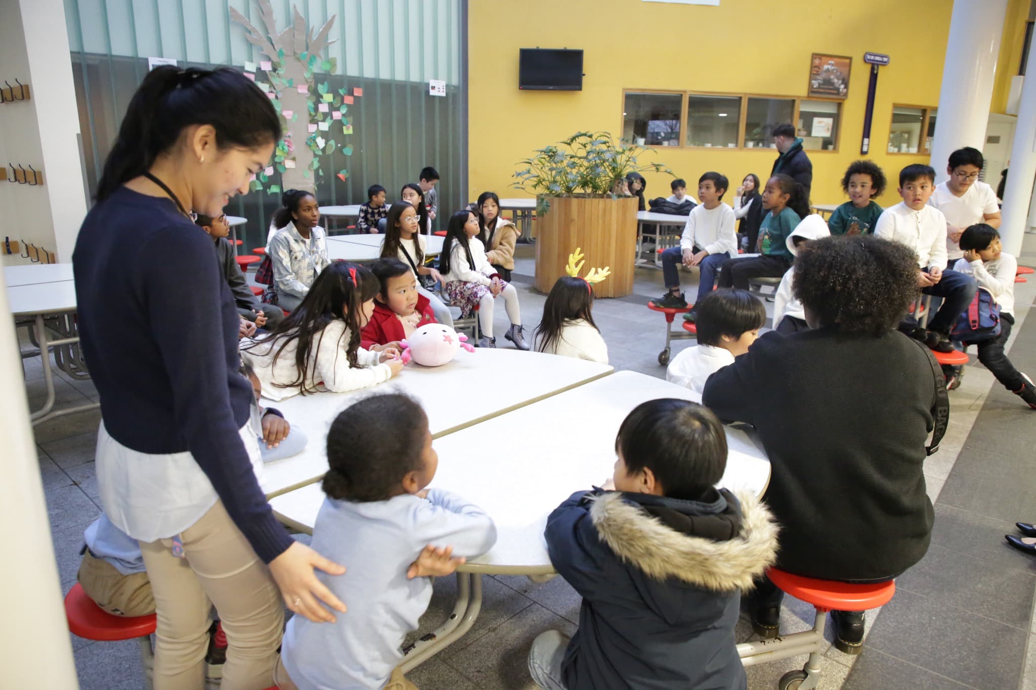 Pag-Asa Centre volunteers working with children